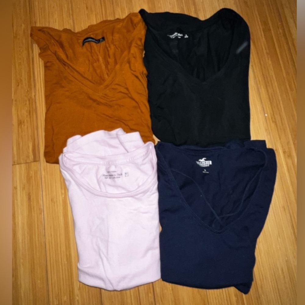 Bundle Abercrombie & Fitch / Hollister short sleeve t-shirts xxs-medium